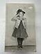 Antique Shirley Temple Printed Paper Bw Black White Cardboard Gift Box Girl 1930