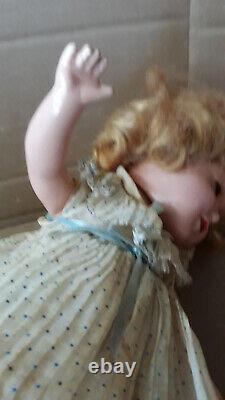 Antique shirley temple composition doll 13 Inch Signed Shirley Temple On Back