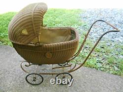 Childs Doll Carriage withPictured Shirley Temple Medallions/PICKUP ONLY