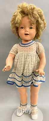 Composite Flirty Eye Shirley Temple 22 Doll by Ideal circa 1930's