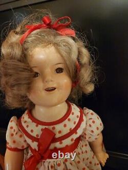 Composition Shirley Temple doll