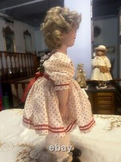 Custom Made Shirley Temple Doll with Stand By Sandy Singleton With Stand