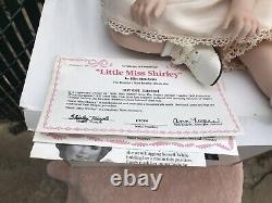 Danbury Mint LITTLE MISS SHIRLEY TEMPLE TODDLER DOLL By Elke Hutchens COA & BOX