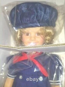 Danbury Mint New Shirley Temple Dress Up Doll With 6 New Additional Outfits