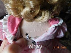 Danbury Mint Porcelain Shirley Temple Sitting Doll With Bear
