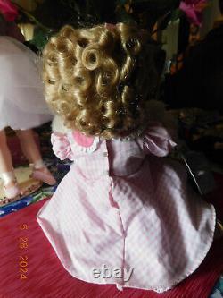 Danbury Mint Porcelain Shirley Temple Sitting Doll With Bear