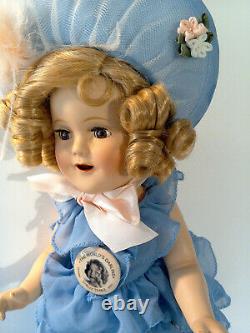Danbury Mint SHIRLEY TEMPLE Southern Belle DOLL 14 Porcelain Doll MIB Replica