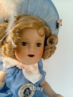Danbury Mint SHIRLEY TEMPLE Southern Belle DOLL 14 Porcelain Doll MIB Replica