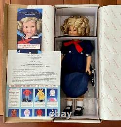 Danbury Mint Shirley Temple Dress Up 16 Doll in Blue Plus 4 Additional Outfits