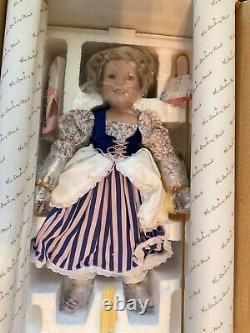 Danbury Mint Shirley Temple as Little Bo Peep Porcelain Doll, NIB