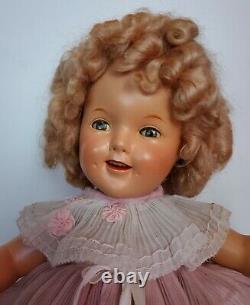 Darling Shirley Temple Vintage Composition doll 20