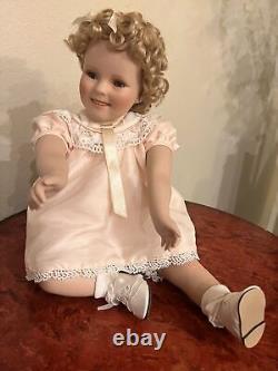 Doll Of Dolls! Vintage Porcelain & Fabric Shirley Temple Doll MBI Branded