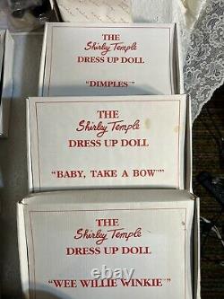 Dress Up Shirley Temple Doll With 6 Outfits New In The Box Danbury Mint 1991
