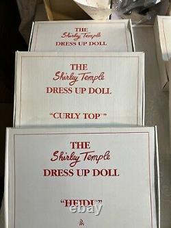 Dress Up Shirley Temple Doll With 6 Outfits New In The Box Danbury Mint 1991
