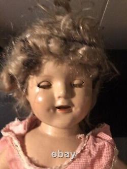 Early 1930s Shirley temple prototype ideal cop doll