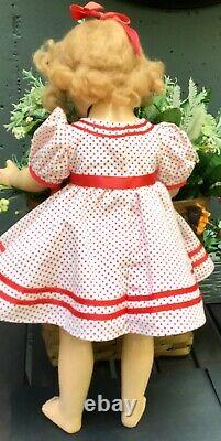 Extraordinary 1930s Gorgeous 19 Inch Shirley Temple Doll (see article in photos)