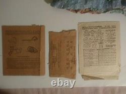 Found withShirley Temple 1930's 6 handmade dresses an 3 ORIG. Patterns 1920's-30's