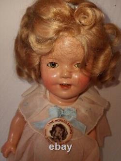 GenuineSHIRLEY TEMPLE DollPink Dress13Flirty EyesPinWith Original Box