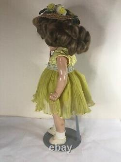 Genuine Shirley Temple Composition Doll 18 Tall 1930's withHat