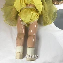 Genuine Shirley Temple Composition Doll 18 Tall 1930's withHat