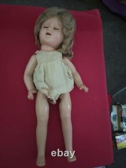 Genuine Shirley Temple Doll 1930s. Rare Curly OG Everything