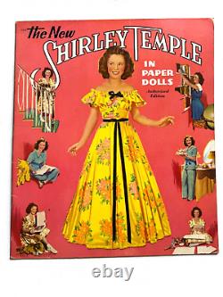 Gorgeous 1942 The New Shirley Temple Paper Dolls Booklet