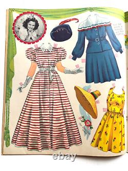 Gorgeous 1942 The New Shirley Temple Paper Dolls Booklet