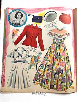 Gorgeous 1942 The New Shirley Temple Paper Dolls Booklet