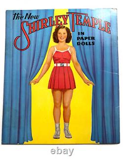 Gorgeous 1942 The New Shirley Temple Paper Dolls Booklet