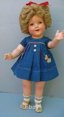 Gorgeous Shirley Temple with original Scotty Dress and tagged human hair wig