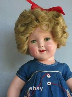 Gorgeous Shirley Temple with original Scotty Dress and tagged human hair wig