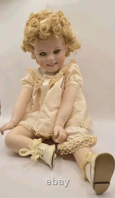 Green/Uranium Eyes Danbury Mint Shirley Temple Toddler Doll Collection