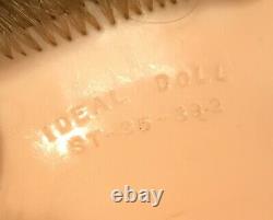 IDEAL 1950s SHIRLEY TEMPLE DOLL TWIST WRISTS 35 ST-35-38-2 BEAUTIFUL! WithSTAND