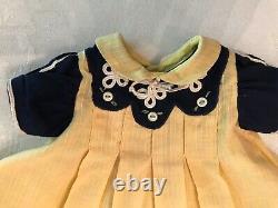 IDEAL SHIRLEY TEMPLE TAGGED ORIG DRESS FOR 20 COMPO DOLL, 1930's, MINT COND