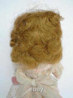 Ideal 12 Shirley Temple doll Vintage 1950s Vinyl in Orig Party Dress Costume