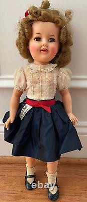 Ideal 1957 Shirley Temple Doll Vintage ST-17-1 Navy/White Tagged Outfit
