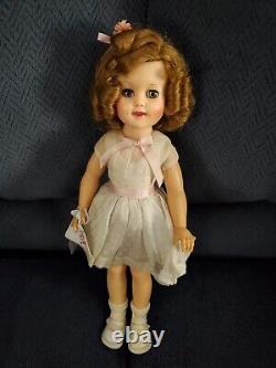 Ideal 1957 vinyl SHIRLEY TEMPLE doll 15 Mint Perfect