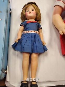 Ideal 1957 vinyl SHIRLEY TEMPLE doll 17 Nice WOW