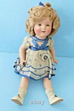 Ideal #2017 Genuine Shirley Temple 17 Doll & Box Never Played With 1930's
