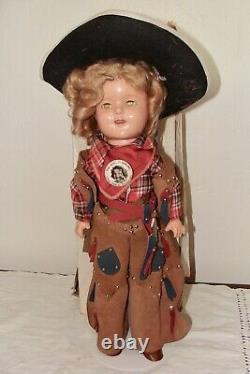 Ideal Composition Shirley Temple Texas Ranger with Box