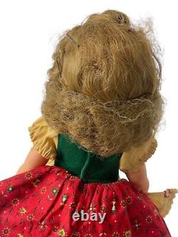 Ideal Doll Vintage Shirley Temple As Heidi ST-15 14 Eyes Open & Close