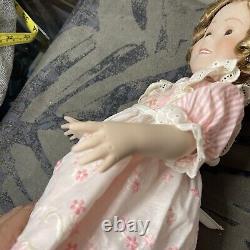 Ideal Shirley Temple Porcelain Doll 16 Tall