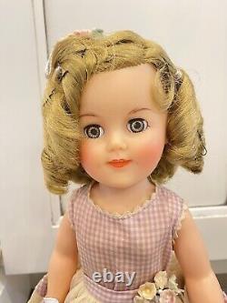 Ideal Vinyl Shirley Temple ST-15 Doll Shirley Temple as Junior Prom. Rare
