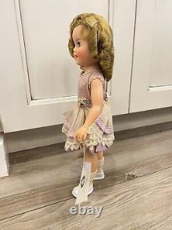 Ideal Vinyl Shirley Temple ST-15 Doll Shirley Temple as Junior Prom. Rare