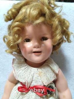 Ideal company Shirley Temple Vintage composition doll antique H53cm japan 33