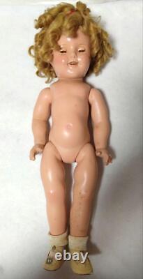 Ideal company Shirley Temple Vintage composition doll antique H53cm japan 33
