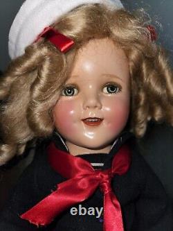 Jaunty 1936 18' Ideal Compistion Shirley Temple Doll