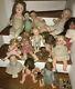 Lot Antique Compo Dolls & More! Shirley Temple, Effanbee, Dionne, Etc. Tlc
