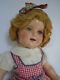 Late 1930s 18 Composition Ideal Make Up Shirley Temple Doll In School Dress