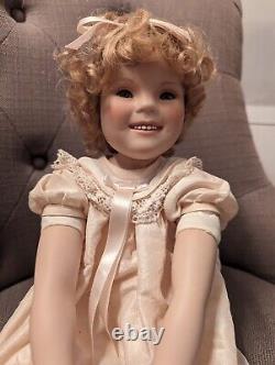 Little Miss Shirley Shirley Temple Porcelain Doll With URANIUM EYES